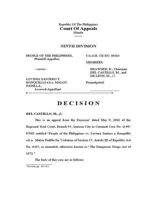 court of appeals status inquiry|Search Decisions and Resolution .